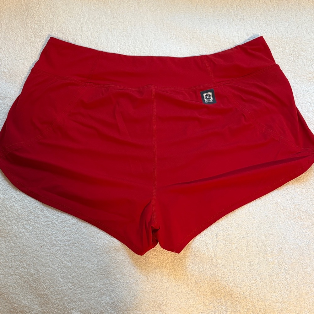 Jolyn Clothing Newson Red Shorts, Large, Beach Volleyball Swim - Picture 3 of 9